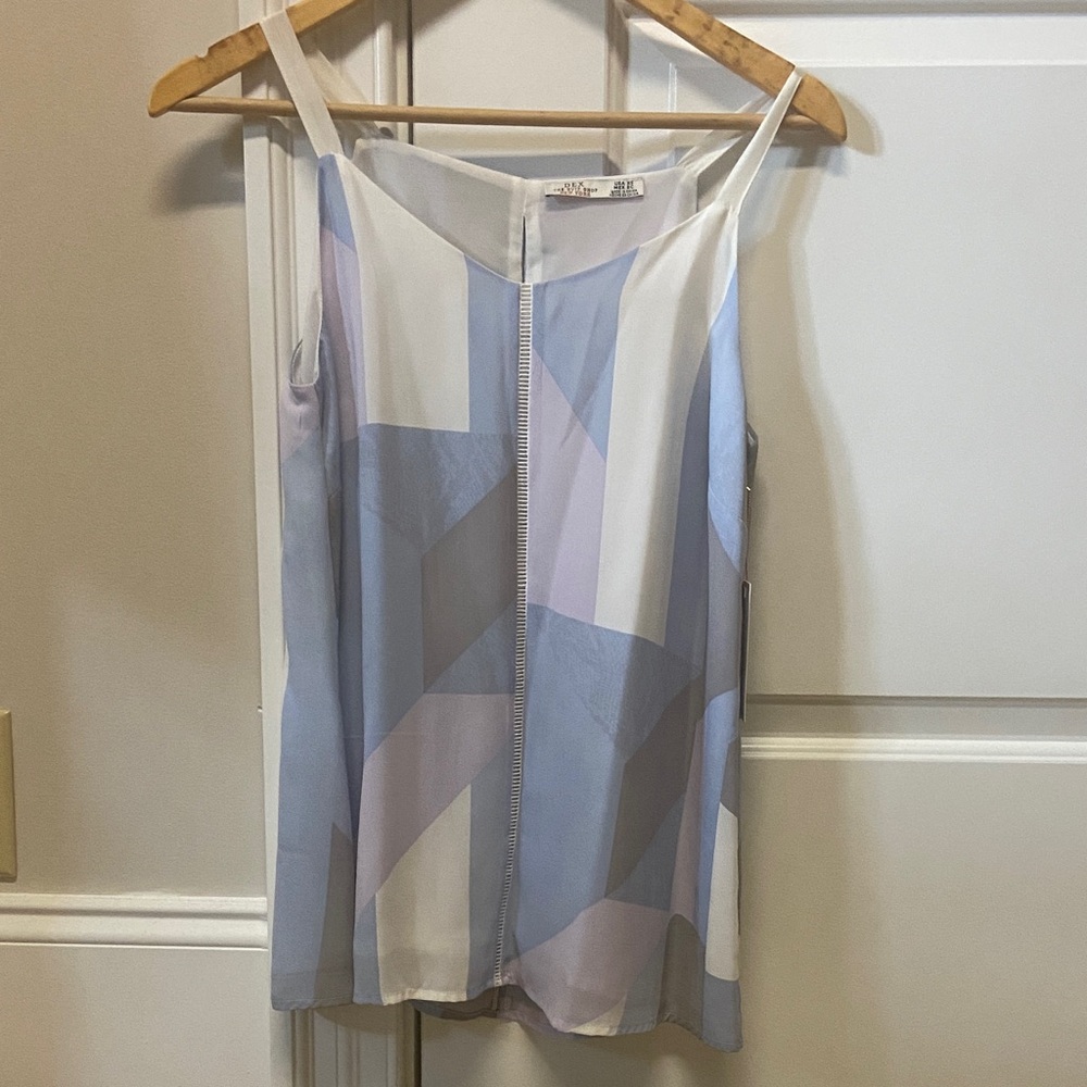 DEX Elegant Geometric Patterned Women's Top